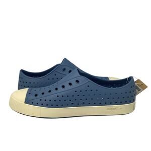 Native Shoes M9 W11 Oasis Blue Jefferson Slip On Perforated Sneakers P2-61